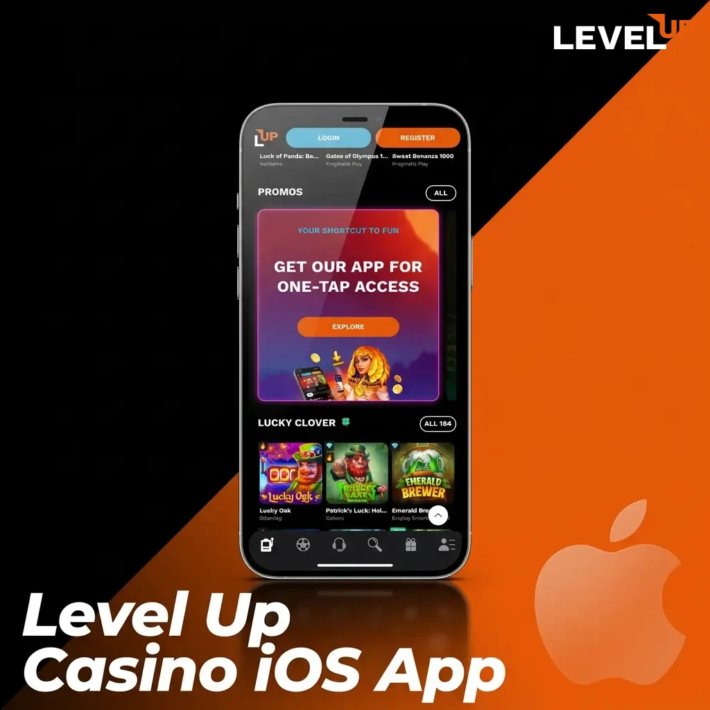 Level Up Casino iOS app download steps for iPhone and iPad running iOS 12.0 or later via App Store