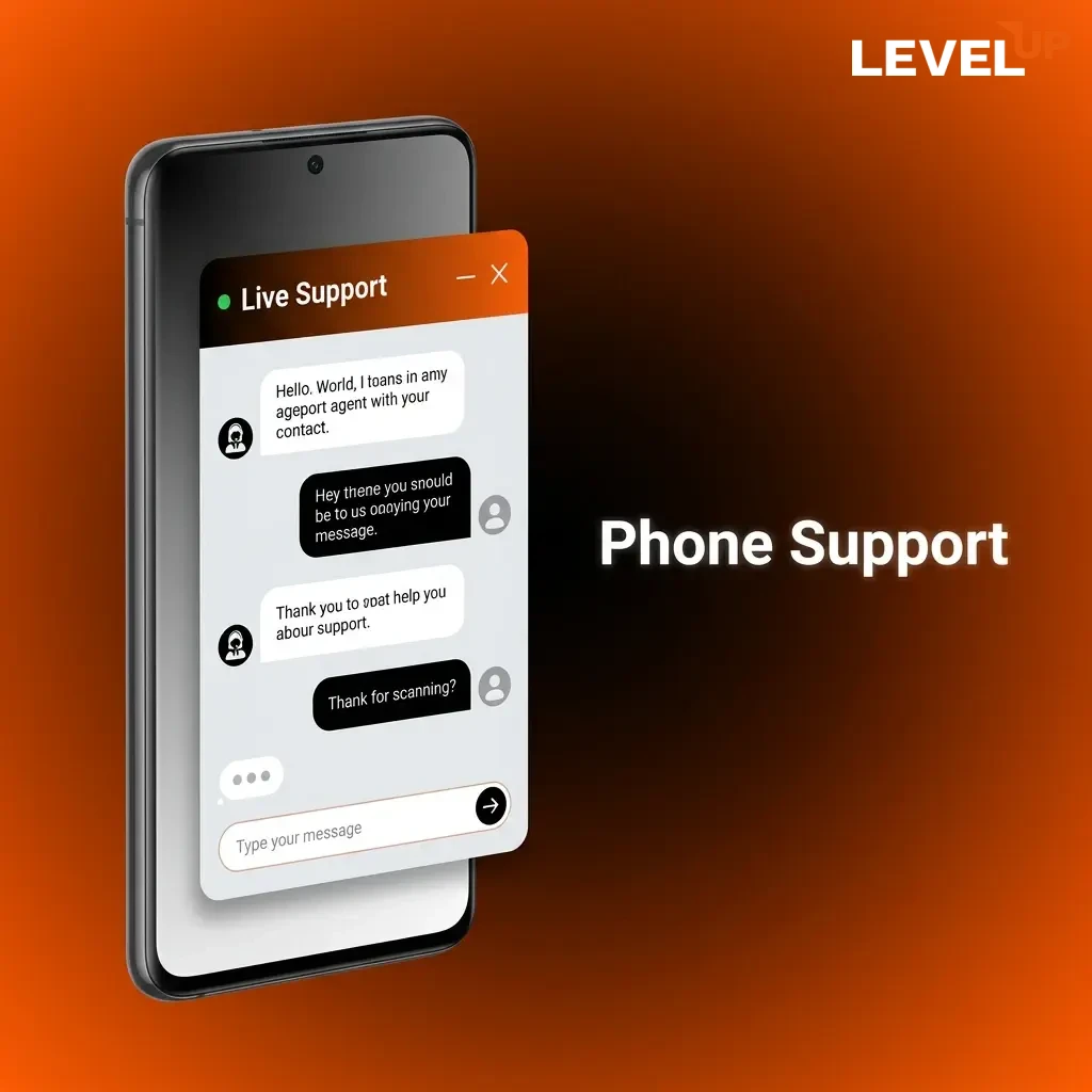 Customer service agent on phone headset assisting casino player with account support query