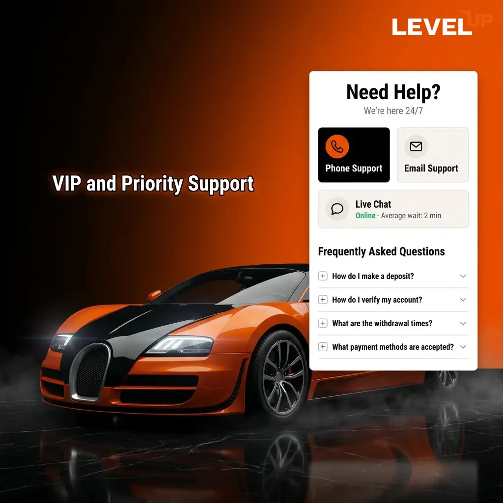 VIP casino player receiving personalised priority support from a dedicated account manager at an online casino platform